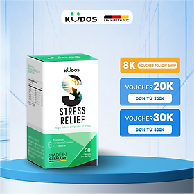 Thực phẩm bảo vệ sức khỏe KUDOS STRESS RELIEF (30 viên/hộp)