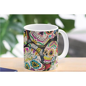 Cốc sứ Sugar Skull Collage Mug