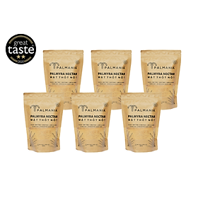 Combo 6 gói | PALMANIA Mật thốt nốt bột 300g net | 2 sao Great Taste Awards 2020 | Nguyên Chất, Tự Nhiên & Vì Sức Khỏe | Đặc sản An Giang