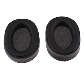2xReplacement Soft Ear Pads Cushions for Sony MDR100ABN WH H900N Black