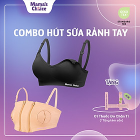 Combo Hỗ Trợ Hút Sữa Rảnh Tay, Áo Hút Sữa và Áo Lót Ngực Đa Năng Mama's Choice, Tăng Hiệu Quả Giảm Gánh Nặng Cho Mẹ