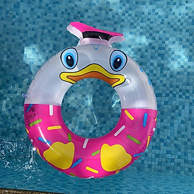 mới Vịt Donald Phim hoạt hình dễ thương Vòng tròn bơm hơi Bể bơi Phao trẻ em Vòng bơi Nước Bữa tiệc mùa hè Đồ chơi bể bơi cho trẻ em