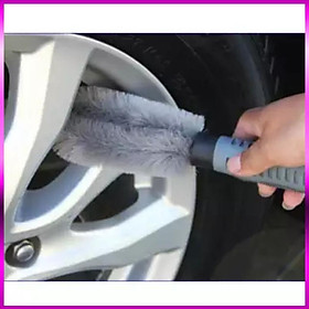 Bàn chải cọ rửa làm sạch lốp ô tô (Xám) - 206158