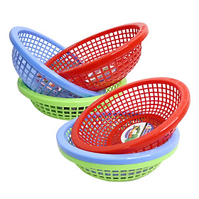Mua Combo 6 Rổ nhựa tròn 27cm Chấn Thuận Thành đựng đồ đạc  đựng thực phẩm rau củ đa năng tiện lợi hàng Việt Nam chất lượng cao RC2720-6 (nhiều màu)