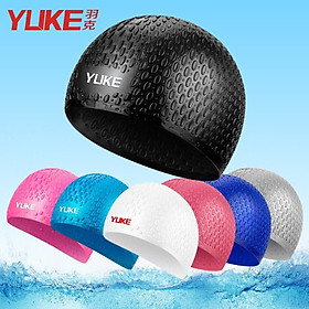 Mũ bơi người lớn YUKE - YM620 - Silicone không mùi, đàn hồi cao, phù hợp với tóc dài