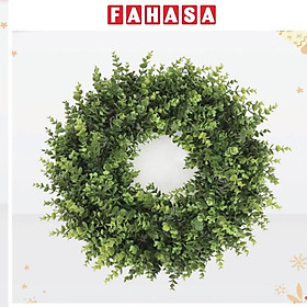 Vòng Hoa Lá PE - Trang Trí Noel 60 cm - Chaang Chiia LP-W-NY