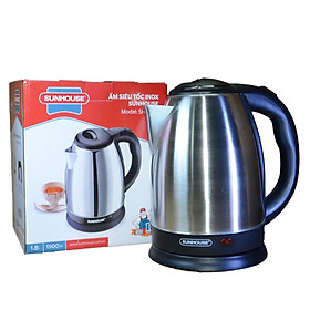 Mua Ấm siêu tốc inox SUNHOUSE SHD1182 dung tích 1 8L(HÀNG CHÍNH HÃNG)