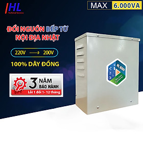 Biến áp đổi nguồn 200v cho bếp từ Nhật ( loại dây đồng)