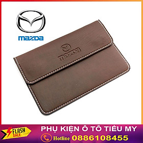 Ví Đựng Giấy Tờ Xe Ô Tô Giấy Đăng Kiểm Ô Tô Da Pu Cao Cấp Logo FORD Bền Đẹp, Thời Trang, Nhỏ Gọn