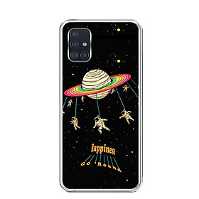 Ốp lưng điện thoại Samsung Galaxy A51 - Silicon dẻo - 0311 SPACE02 - Hàng Chính Hãng