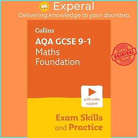 Sách - AQA GCSE 9-1 Maths Foundation Exam Skills and Practice by Collins GCSE (UK edition, paperback)