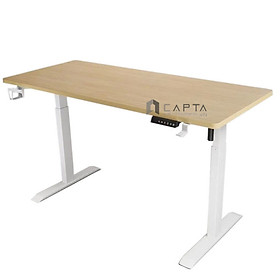 Mua Bàn làm việc nâng hạ tự động dài 1m2 TF2001-12W Nội thất Capta Bàn công thái học mặt gỗ MFC Bàn đứng làm việc điều chỉnh cao từ 73cm đến 1m1