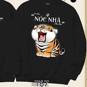 Áo Sweater cặp đôi Hổ (nóc nhà - trụ cột) dễ thương Mr.Buffa