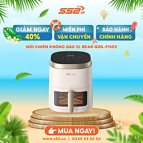 Mua Nồi chiên không dầu 5L Bear QZG-F15E3- Hàng Chính Hãng