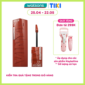 Hình ảnh Son Kem Bóng Maybelline Super Stay Vinyl Ink 4.2ml