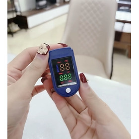 Hình ảnh Máy đo huyết áp kẹt ngón tay kỹ thuật số màn hình LED đo nồng độ Oxy, SpO2 trong máu