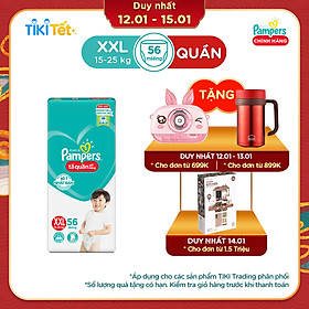 Tã Quần Pampers Giữ Dáng Mới Gói Cực Đại XXL56 (56 Miếng)