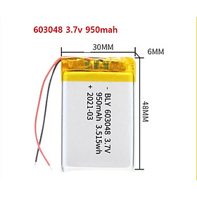 Mua Pin Sạc Lithium Polymer 3.7V 950mah 603048 Cho tai nghe loa Mp3 MP4 MP5 GPS PSP Bluetooth hàng mới