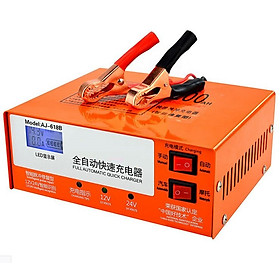 Máy sạc bình ắc quy 12V 24V 6AH đến 200AH cho ô tô xe máy các loại bình