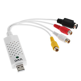 Cáp USB 2.0 chỉnh Sửa Video Cho Máy Quay DVD PC Trắng