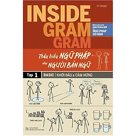 Sách Inside Gram Gram Thấu hiểu ngữ pháp như người bản ngữ tập 1 - Basic Khởi đầu & cảm hứng