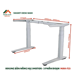Mua Chân nâng hạ 2 motor 3 phân đoạn MAH-F23