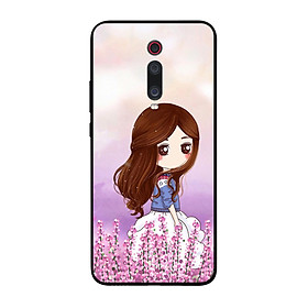 Ốp lưng dành cho điện thoại Xiaomi K in họa tiết Cô gái hoa