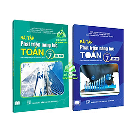 Sách - Combo Bài tập phát triển năng lực môn toán lớp 7 (tập 1+2) - PB1 (SP)