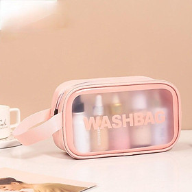 Makeup Bag INS Large-Capacity Portable Travel Wash Bag Transparent Waterproof Skin Care Storage Box Large Cosmetic Organizer