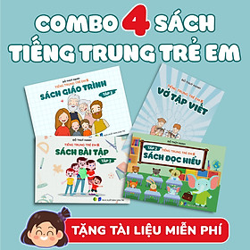Hình ảnh Combo 4 cuốn sách: Tiếng Trung trẻ em 乐 tập 2 - Tặng trò chơi giáo dục trực tuyến, Tặng khoá phát âm chuẩn tiếng Trung