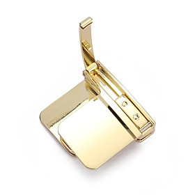 Mặt khóa thắt lưng trơn bằng hợp kim kẽm chất lượng cao-Màu Vàng