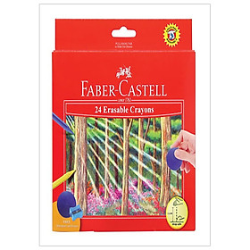 Faber-Castell-122531-Bút Sáp Màu - 24 Màu (Có Thể Tẩy Được)