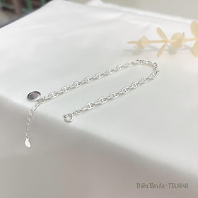 Lắc tay nữ Bạc dây Xích tinh giản, cá tính cho vòng tay thanh lịch TTA.L0140