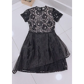 ĐẦM SUÔNG REN PHỐI VOAN  DR03