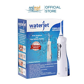 Máy tăm nước cá nhân không dây Waterjet Flosser Cordless Advanced (4 đầu tăm, dùng được cho người niềng răng) - Bảo hành 12 tháng