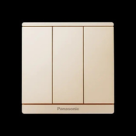 Mua Bộ 3 công tắc C Panasonic Dòng Moderva  màu trắng  vàng ánh kim  xám ánh kim