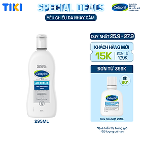 Sữa tắm dưỡng ẩm cho viêm da cơ địa Cetaphil Pro AD Derma Wash 295ml