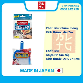 Mua Combo Bộ chổi xẻng mini + Băng dính nhôm dán kẽ hở ở bếp  bồn rửa bát  bề mặt kim loại nội địa Nhật Bản