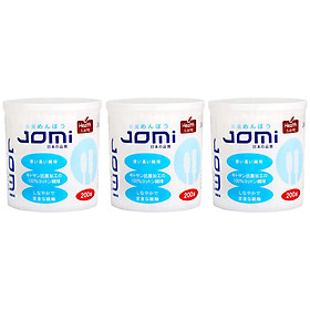 Combo 3 Bông Tăm Kháng Khuẩn Jomi (200 Que/Hộp)