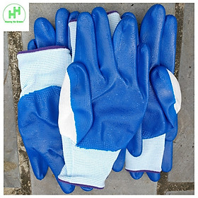 Mua 3 Đôi Găng Tay Lao Động  Găng Tay Làm Vườn  Chống Cắt  Chống Trơn Trượt  Màu Xanh - Găng tay sơn xanh