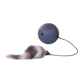 Interactive Toy Interactive Cat Toys Ball Teaser Toys Catcher Toy Feather Toy Electric Cat Balls for Cats Exercise