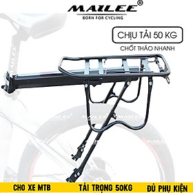 Baga sau xe đạp cho xe đạp MTB địa hình với chốt gắn nhanh BG-6310, chất liệu thép trọng lượng chở tối đa 50 kg - Mai Lee