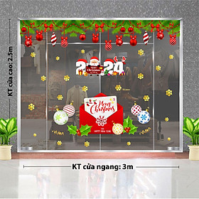 Decal trang trí NOEL 2024 combo số 50