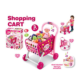 Đồ chơi 008-902 Xe đẩy siêu thị cho bé (KT 47.5x32.2x9cm)