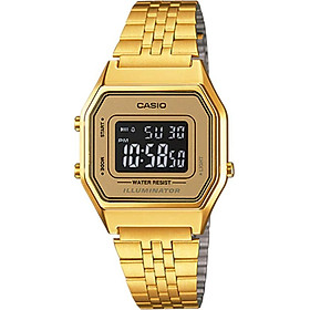 Đồng hồ nữ dây kim loại Casio LA680WGA-9BDF