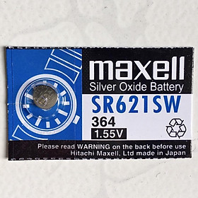 Pin Maxell Nhật Bản SR621SW / 364 / G1 Hàng Chính Hãng Made in Japan