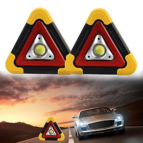 Đèn LED cảnh báo khẩn cấp hình tam giác di động tiện dụng cho xe hơi