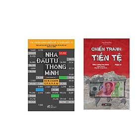 Hình ảnh Combo Sách Kinh Tế: Nhà Đầu Tư Thông Minh +Chiến Tranh Tiền tệ Tập 4 _Siêu Cường Tài Chính: Tham Vọng Về Đồng Tiền Chung Châu Á