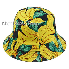 Nón tai bèo họa tiết chuối - NTRC02-1 - Chuối