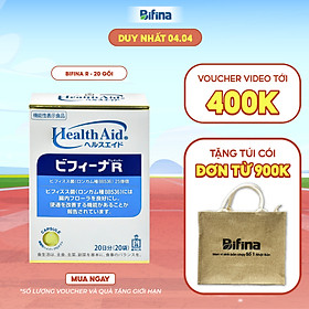 Men vi sinh Bifina R 20 gói - Dành cho người bị viêm đại tràng, rối loạn tiêu hóa